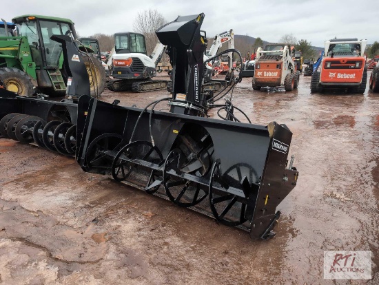 Normand model N8270 3pt hitch snow thrower with hydraulic controls