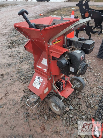 Troy-Bilt Super Tomahawk wood chipper with gas engine