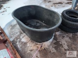 Poly stock tank, hole in the side