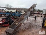 Approx 32ft double chain elevator with electric motor