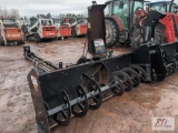 Erskine front mounted 91in front snow thrower, hydraulic controls, PTO drive