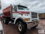 2000 Sterling tandem axle lime spreader truck, VIN:2FZNEWEB6YAB53153. title delay!