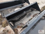 New Swict 78in skid steer bucket