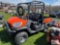 Kubota RTV X900 utility vehicle, diesel, 4WD, power steering, hydraulic dump, new tires, 1,176 hrs.
