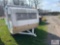 Single axle camper trailer with heavy rear end damage - Bill of Sale Only
