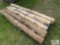 Pile of 5 locust end posts