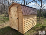 Amish built shed with man door