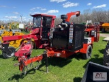 Municipality Owned 2022 Morbark Eeger Beever 1415 diesel power feed wood chipper with winch, Isuzu