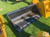 New Teran heavy duty skid steer bucket with teeth, 60in