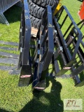 Skid loader pallet forks, 48in tines, 3,500lb capacity