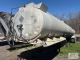 1979 Trailmobile manure tanker trailer, believed to be 9,000 gallons, VIN:V40667