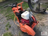 C13 walk behind concrete saw