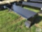 Steel feeding trough, 91in long