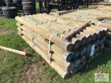 32X 7ft cedar fence posts