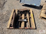 Mini skid loader mount auger drive