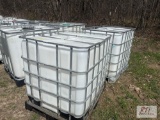 (2) Caged poly tanks