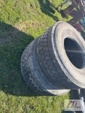 (2) 425-65 R 22.5 truck tires