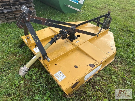 5ft 3pt rotary mower.