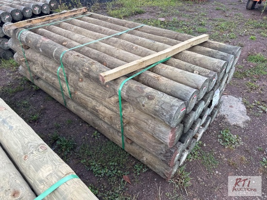 28X 6in x 8ft fence posts.
