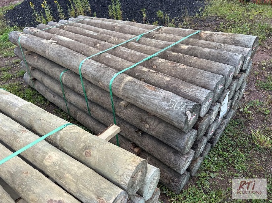 28X 6in x 8ft fence posts.