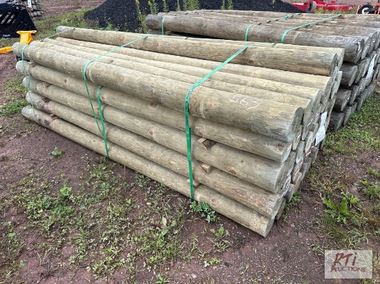 45X 4in x 8ft posts.
