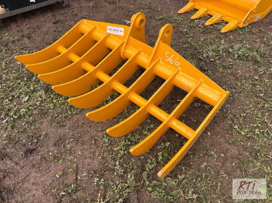 44in rake for Cat 305 size excavator.