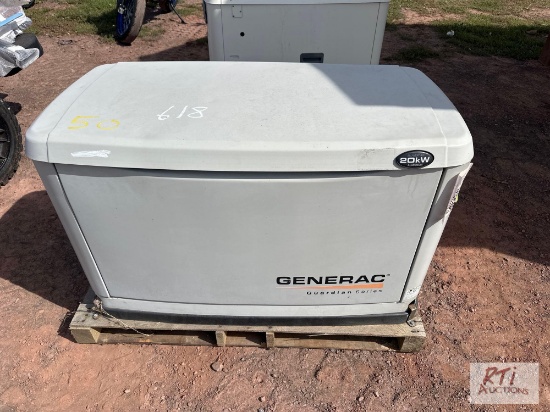 Generac Guardian Series 20KW LP/ natural gas backup generator. -needs repair