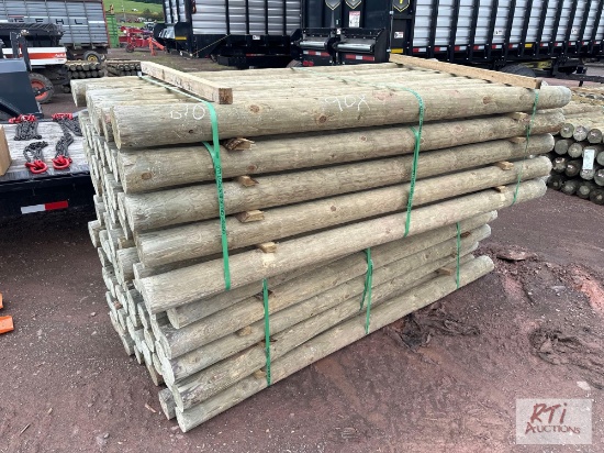 90X 4in x 8ft fence posts.