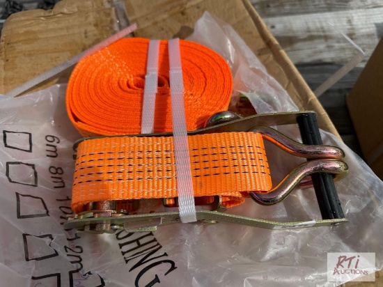 10X 2in x 27ft ratchet straps.