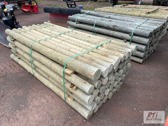 90X 4in x 8ft fence posts.