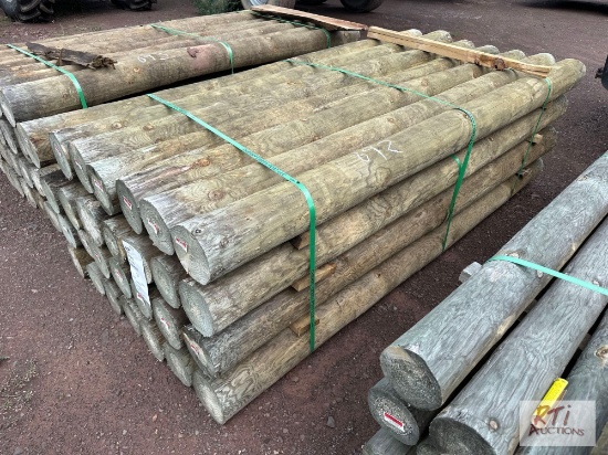 28X 6in x 8ft fence posts.