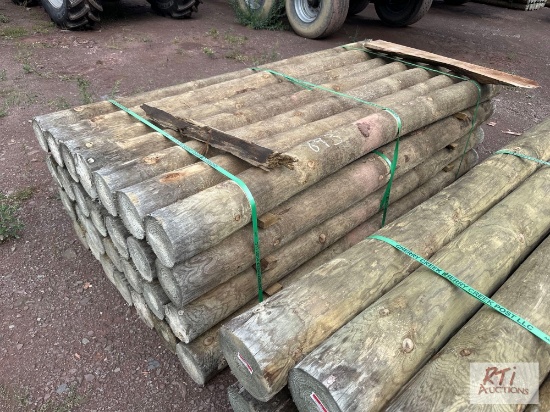 28X 6in x 8ft fence posts.