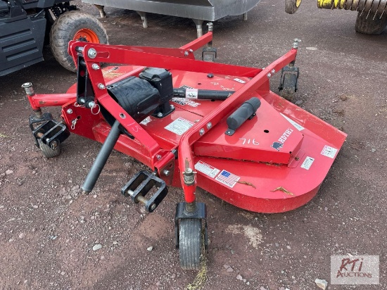 Bush Hog HDTH7 3pt finish mower with rear discharge.