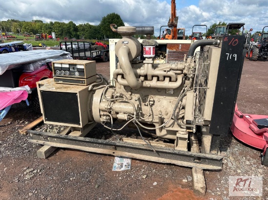 Portable Kohler generator, 75KW, diesel engine, 462 hrs.