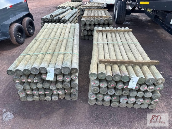 90X 4in x 8ft fence posts.