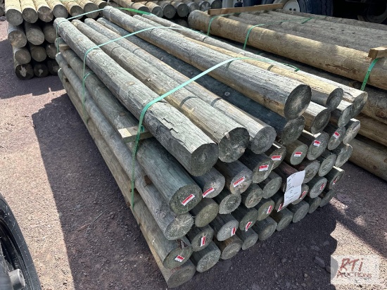 45X 4in x 8ft fence posts.
