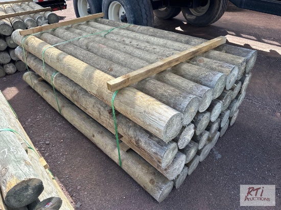 28X 6in x 8ft fence posts.