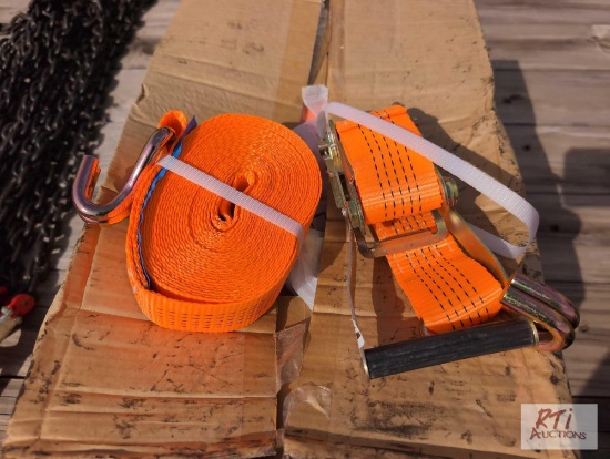 10X New 2in ratchet straps.