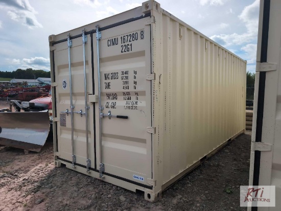 One trip 20ft shipping container, CIMU1672808.