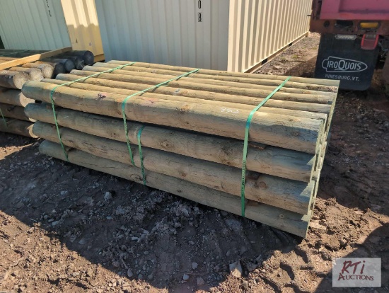 28X 6in x 8ft fence posts.
