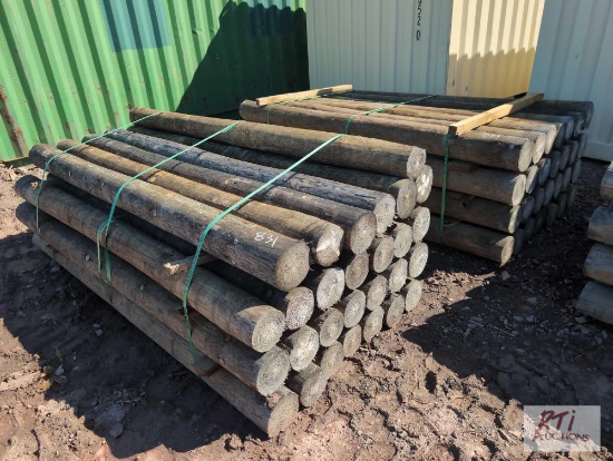56X 6in x 8ft fence posts.