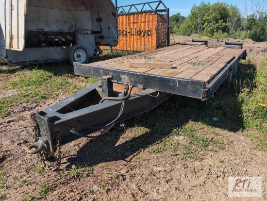 Trail King tandem dual pintle hitch equipment trailer