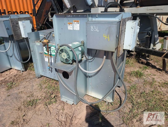 SUKUP grain dry, fan with burner.