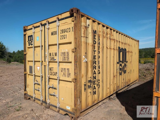 20ft steel shipping container. MEDU2864231.