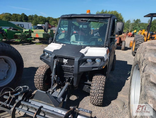 Bobcat 3650 UTV with cab, diesel, HST, hydraulic dump, lift arm, 329 hrs.