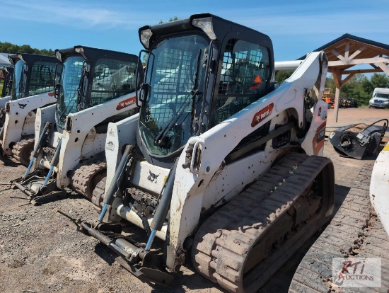 2023 Bobcat T770 track loader with enclosed cab, joystick controls, radio, 1325 hrs.