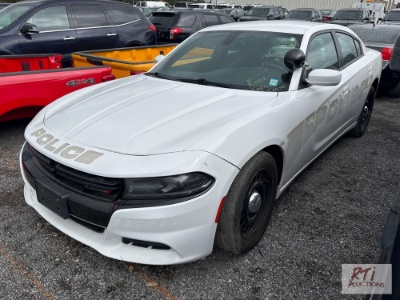 2018 Dodge Charger police car, PW, PL, A/C, Missing center console and rear seat, 92,991 miles, VIN: