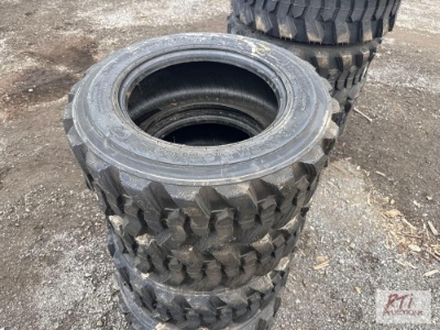 4X Forerunner 10-16.5 skid loader tires.
