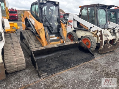 Case TV450B track skid loader, power wedges, cab, joystick control, 2-speed, heat, A/C, 2517hrs. and