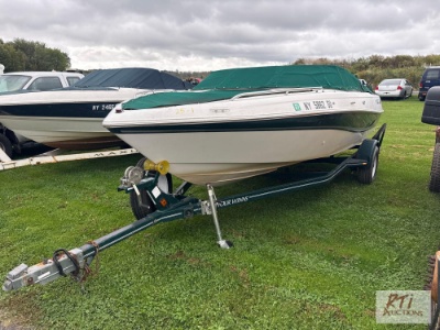 Four Winns Horizon 200 18' boat, needs motor, Four winns S/A trailer - Bill of Sale Only for both